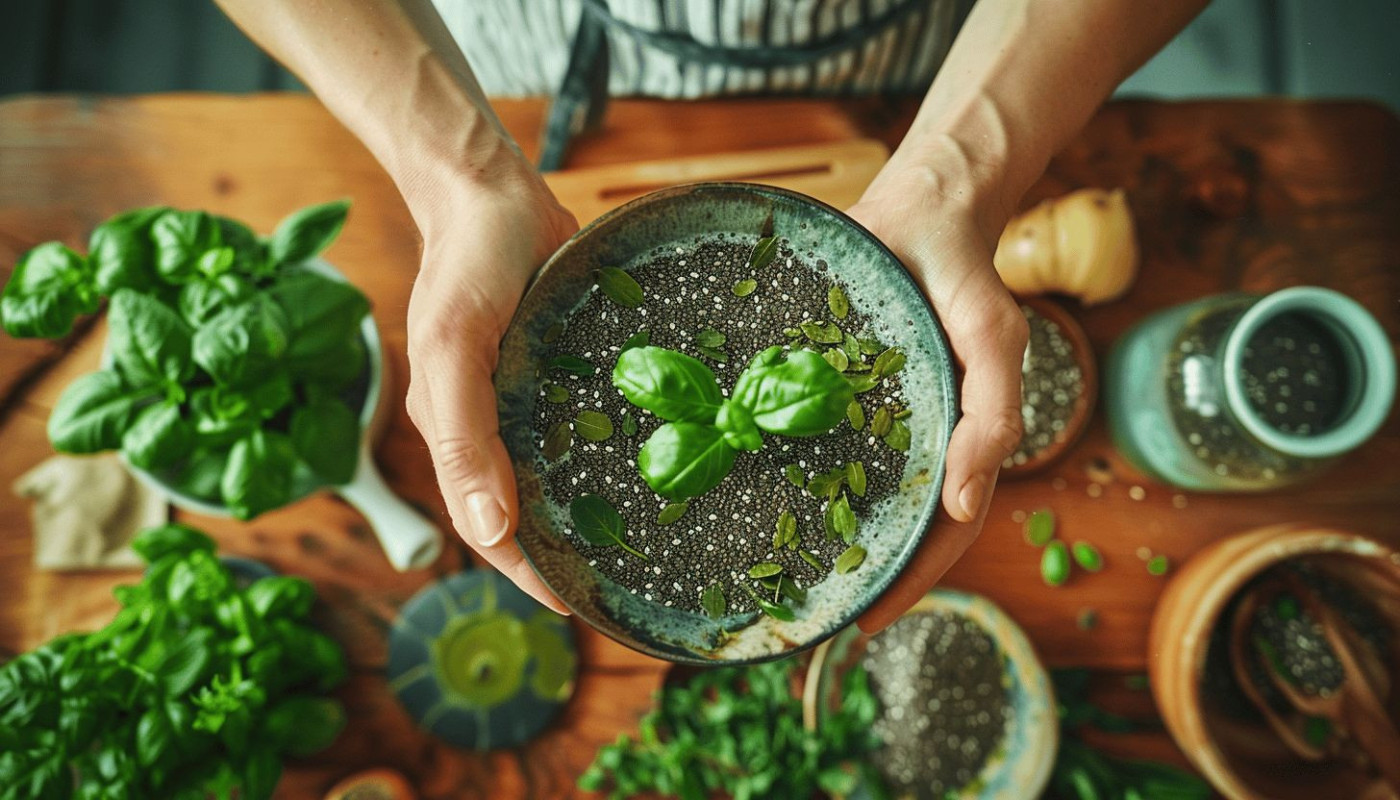 Astuce cuisine intégrant les graines de chia pour maigrir